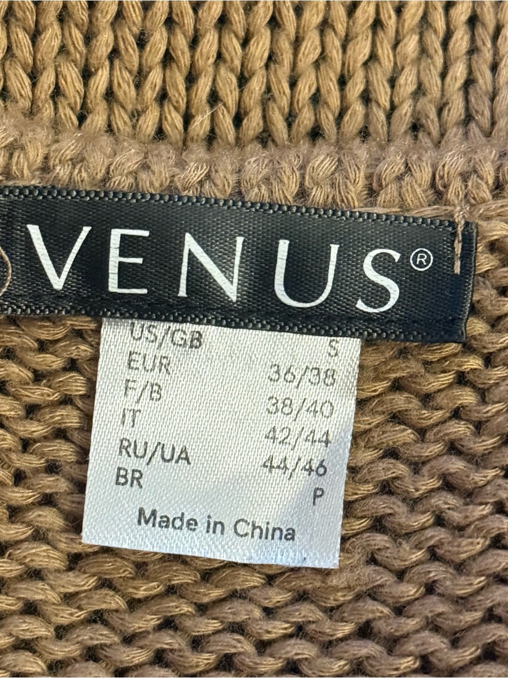 Venus open front waterfall cardigan sweater - Picture 5 of 6
